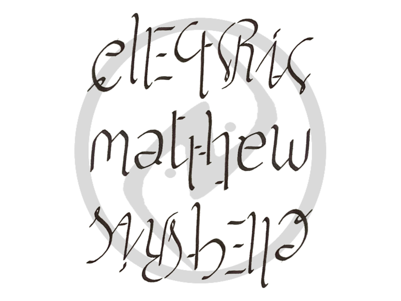 electric metthew says hello derek riggs iron maiden ambigram nakul bhalla douglas hofstadter godel escher bach